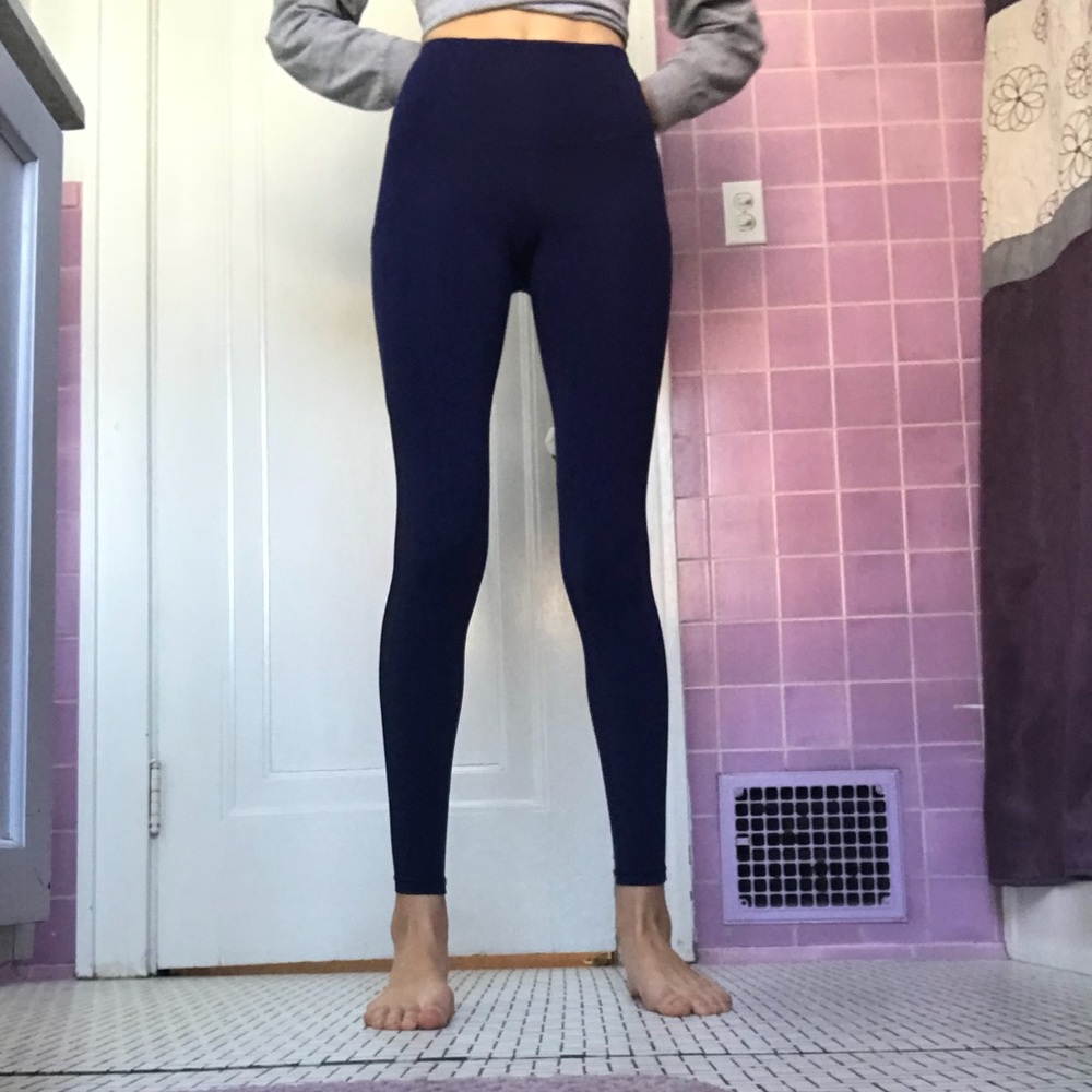 (Navy) Blue Mesh Leggings